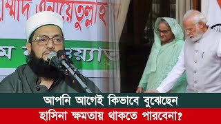 হুজুর আপনি কি কারণে নির্বাচনের আগে বলেছিলেন, সরকার ক্ষমতায় আসলেও টিকতে পারবেনা?