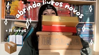 UNBOXING de livros📦 *11 livros novos📖*