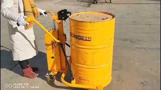 Electric oil drum carrier