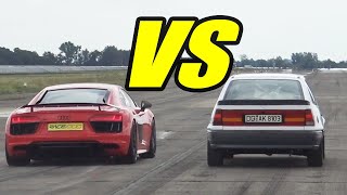 730HP OPEL KADETT (SUPERCAR KlLLER) vs R8 vs AMG GTR!