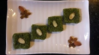 Green Chane Ki Barfi