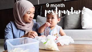 home vlog 🏠 | new routine 9 months post c-section, making banchan, hitting the gym 🥢🍚💪🏻