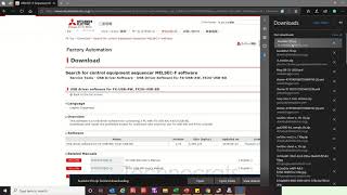 Mitsubishi FX-USB-AW Update Driver & Working