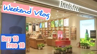 A DAY IN MY LIFE : Weekend Vlog Jalan Jalan Ke Store Innisfree