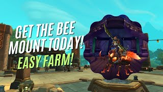 How to Get the Soaring Meaderbee Mount  BEE Mount Guide   Cinderpollen Vendor ► WOW  The War Within