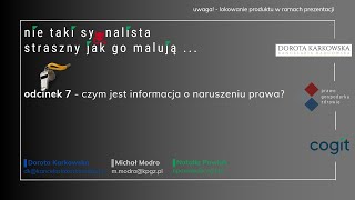 Część 2 - Czym jest informacja o naruszeniu prawa?