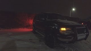 2018 Uk snow driving is not a problem in 4.0l Ford Explorer