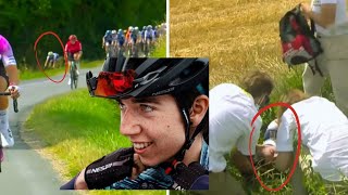 🔴 Caduta Mireia Benito, chute Mireia Benito Tour de France, Mireia Benito crash, Mireia Benito fall