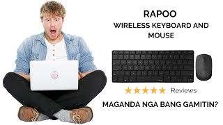 Rapoo 9000M Bluetooth Wireless Ultra Slim Keyboard and Mouse Reviews | Lazada & Shopee Philippines