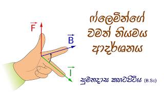 Fleming's Left Hand Rule Physics Practical - Sumanadasa Kahatapitiya | ෆ්ලෙමින්ගේ වමත් නියමය ආදර්ශනය