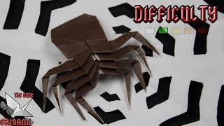 [ORIGAMI TUTORIAL] Spider || Halloween/Animals/Easy