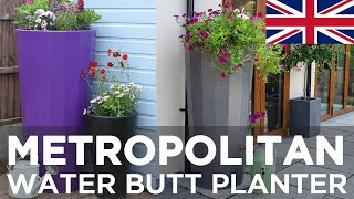 Ecosure Metro Water Butt Planters