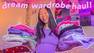 HUGE TRY ON HAUL OF MY DREAM WARDROBE! super cute try on clothing haul ft princess polly boutique