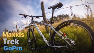 Trek Marlin . Тест велосипеда по легкому бездорожью . Резина  MAXXIS