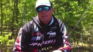 Russ Lane on rigging the Big Bite Baits Coontail Worm