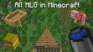 i doo minecraft all possible MLG'S in mobile pocket edition