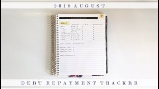 AUGUST 2018 DEBT REPAYMENT | Budget Set Up