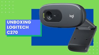 Unboxing Webcam Logitech C270 HD