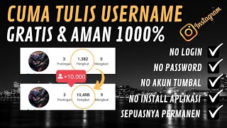 SUPER BARU 2023!🔥 Cara Agar Followers Instagram Banyak Secara Gratis