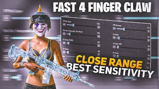 NEW😱UPDATE 2.9.0 !! BEST SENSITIVITY CODE + CONTROL SETTINGS PUBG MOBILE/BGMI | BEST 4 FINGER