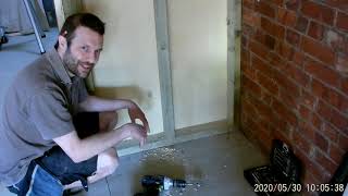 Video 38 - Drilling down through the floor to bring cables up and things to consider