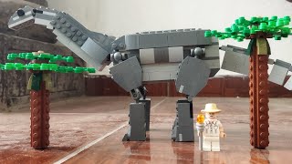 Lego Jurassic World Apatosaurus Dinosaur Figure | Made With Lego Pieces