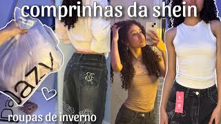 ABRINDO COMPRINHAS DA SHEIN! || roupas de inverno *moletom, calça, top*⭐️