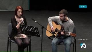 Paula Garrigós acompañada a la guitarra con Jesús Rodriguez | Gala Luz y Vida ONIL