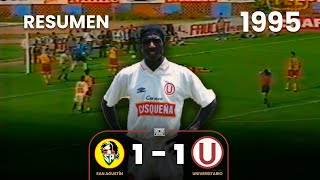 D. San Agustín 1-1 Universitario | RESUMEN | Gol del Cuto Guadalupe | 1995 ⚽🎞