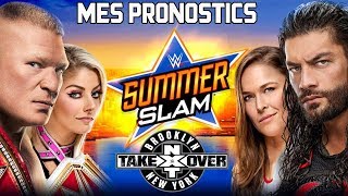 PRONOSTICS : SUMMERSLAM 2018