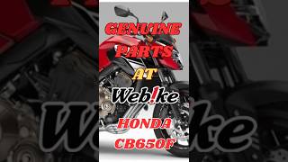 HONDA CB650F Genuine Parts #ytshorts #webikephilippines #motorcycle #genuineparts