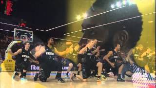 New Zealand do the Haka versus USA basketball