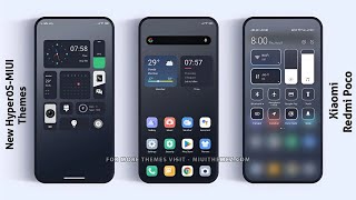 3 New HyperOS-MIUI Themes for Xiaomi,Redmi,Poco | Best HyperOS-MIUI Themes😱