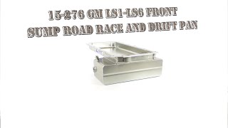 Canton Racing Products | 15-276 GM LS1-LS6 5-5/8" Deep Front Sump Road Race and Drift Pan