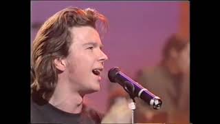 Rick Astley   Cry For help Live on TV HQ KlW4CFtl5Io