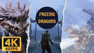 Freeing Dragons - God of War 2018 (4K60FPS No Commentary)