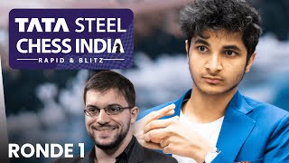 MVL au Tata Steel Chess India 2023 Rapid | Jour 1 face à Grischuk, Pragg et Vidit