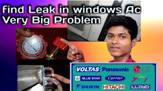 तीन Ampire में चल रहा Window AC में Leak Full Video Part -01 #airconditioner