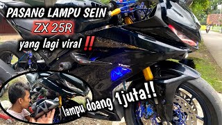 BIKIN TAMPILAN MAKIN HEDON‼️ R15 V3 PAKAI LAMPU SEIN ZX25R