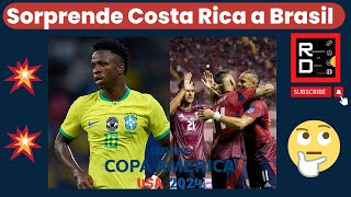 Costarica Sorprende a Brasil y le saca Valioso Empate..!!!!!!!!