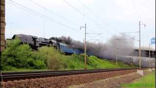 Parní lokomotivy Šlechtična 475 196 a 475 179, Ostrava Svinov a Polanka nad Odrou, 9.5.2013