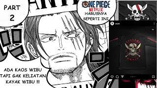 REVIEW KAOS ONE PIECE JOLLY ROGER AKAGAMI NO SHANKS | KAOS WIBU TAPI GAK KAYAK WIBU CHECK ✅