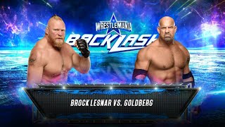 Explosive Battle | Brock Lesnar Vs Goldberg | WWE 2K23 Full Match