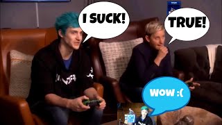 Ninja Reacts to Playing CONSOLE on the Ellen Degeneres Show! - Fortnite Cool