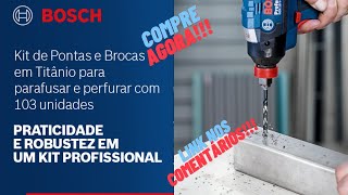 COMPRE AGORA!!! Bosch Kit de pontas e brocas com 103 peças #amazon #ferramentas #bosh