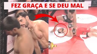 Lutador provoca e se da muito mal - MMA - Solomon vs Chaubey - Nocaute em 9 segundos