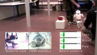 real-time fMRI control of a humanoid robot: First ever