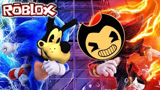 BENDY SHADOW vs SONIC BORIS! [Sonic Movie 3 Roblox]