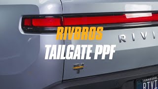 Rivian Upper Tailgate Protection - PPF for R1T - Install Guide - RIVBROS