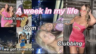 a week in my life- uni prep + clubbing